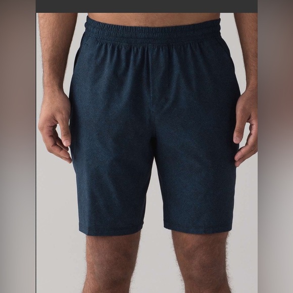 Lululemon | Pace Breaker Short 9" Linerless Pyroclastic Carbon Blue Black XL - Picture 2 of 13